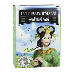 Глина косметическая Зелёный чай DR. SHUSTER® Рецепты медицинских династий, 100 г