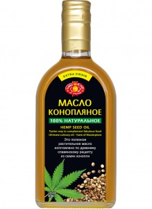 Конопляное масло пищевое нерафинированное 0,35 л, ТМ "Golden Kings of Ukraine" (Агросельпром) (стекло)