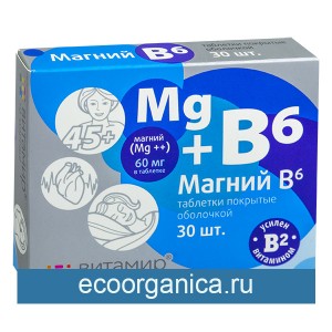 Магний В6 "ВИТАМИР®" - БАД, № 30 таблеток х 546 мг